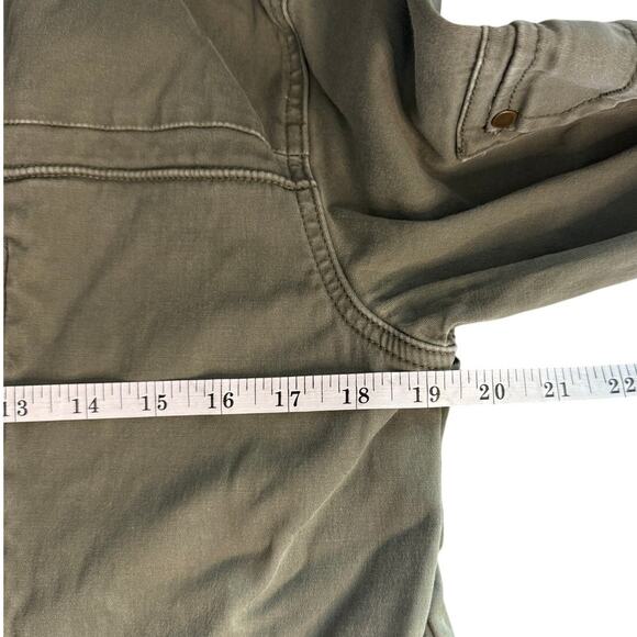 Sam Edelman Utility Jacket Women’s S Army Green Cargo Pockets Military Style - Picture 7 of 9
